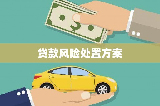 福清贷款风险处置方案