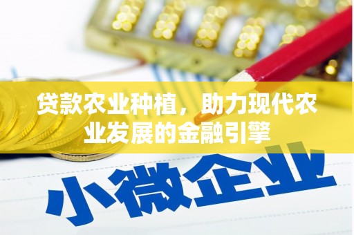 福清贷款农业种植，助力现代农业发展的金融引擎