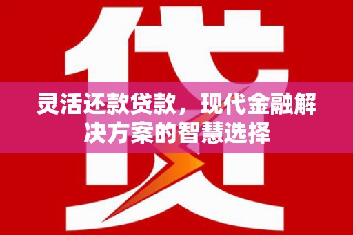 福清灵活还款贷款，现代金融解决方案的智慧选择