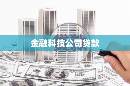 福清金融科技公司贷款