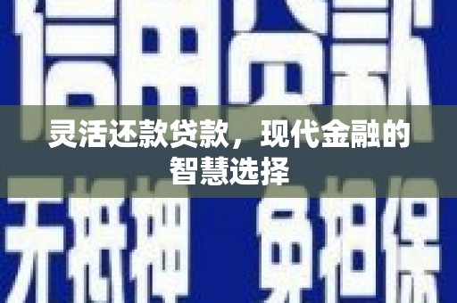 福清灵活还款贷款，现代金融的智慧选择