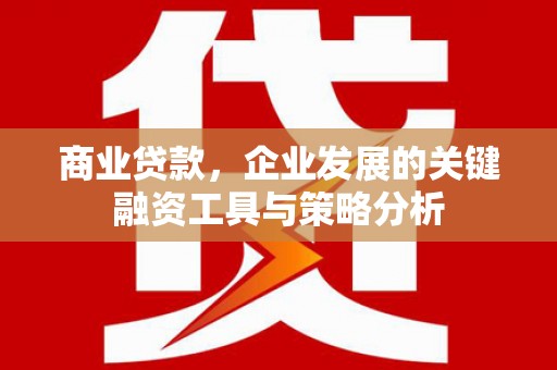 福清商业贷款，企业发展的关键融资工具与策略分析