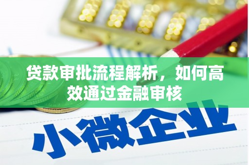 福清贷款审批流程解析，如何高效通过金融审核