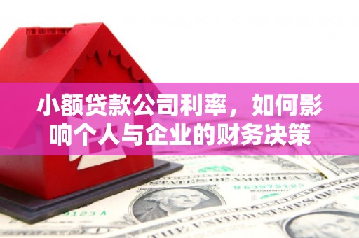 福清小额贷款公司利率，如何影响个人与企业的财务决策