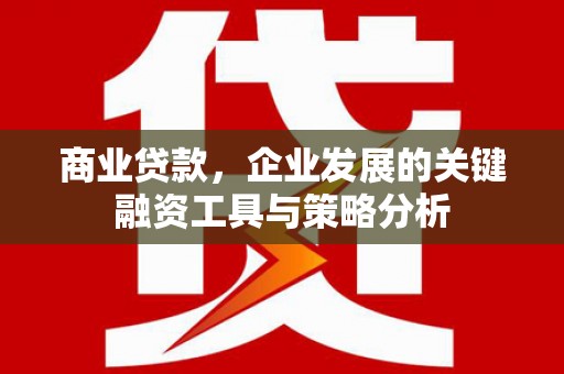 福清商业贷款，企业发展的关键融资工具与策略分析