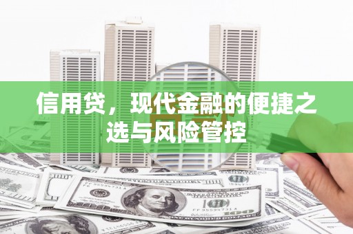 福清信用贷，现代金融的便捷之选与风险管控